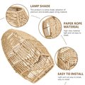 Lamp Shade Light Pendant Lampshade Rattan Woven Cover Shades Ceiling Chandelier Wicker Hanging Table Floor Decorative