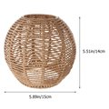 Home Lighting Rattan Lamp Cover Handmade Woven Chandelier Retro Lampshade